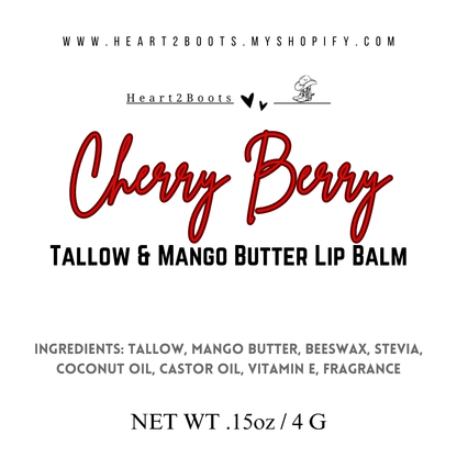 Tallow & Mango Butter Lip Balms