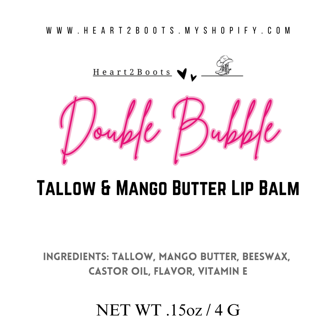 Tallow & Mango Butter Lip Balms