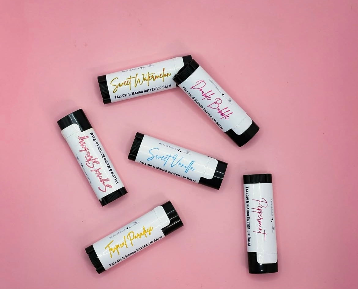 Tallow & Mango Butter Lip Balms