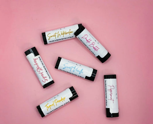 Tallow & Mango Butter Lip Balms