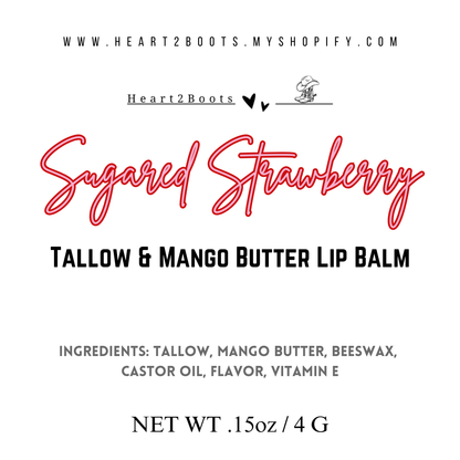 Tallow & Mango Butter Lip Balms