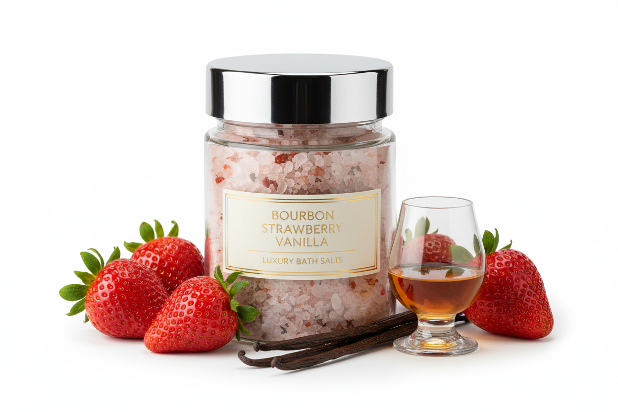 Bourbon Strawberry Vanilla Bath Salts 